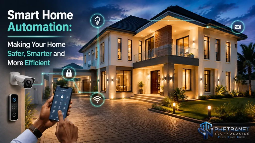 Smart home automation system for a modern home